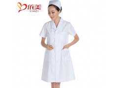 依美新款女医师服短袖夏装男医生服冬装医用白大褂长袖护士服图2