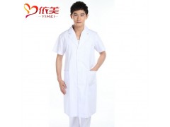 依美新款女医师服短袖夏装男医生服冬装医用白大褂长袖护士服图3