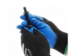 JACKSON SAFETY G40 蓝色丁腈涂层防护劳保家务手套 耐磨耐油防滑图3