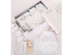 新生儿礼盒纯棉婴儿衣服春秋冬装服饰母婴用品满月宝宝套装图2