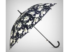 长柄雨伞折叠创意韩国晴雨伞女太阳伞黑胶防晒防紫外线遮阳伞图2