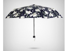 长柄雨伞折叠创意韩国晴雨伞女太阳伞黑胶防晒防紫外线遮阳伞图3