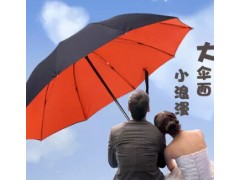 相思红叶双层晴雨伞创意大码双人伞雨伞男女折叠超大三人伞10骨伞图2