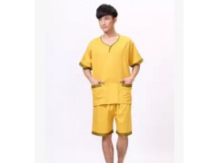 情侣男女款纯棉汗蒸服高档全棉酒店洗浴桑拿服浴衣图2