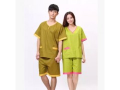 情侣男女款纯棉汗蒸服高档全棉酒店洗浴桑拿服浴衣图3