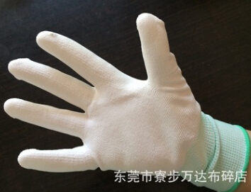 防静电 pu 涂指 涂掌手套图2