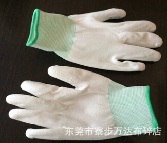 防静电 pu 涂指 涂掌手套图3