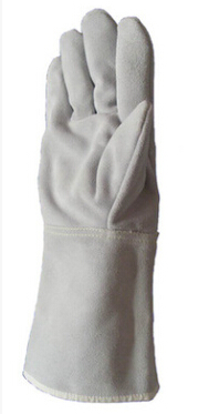 优质羊皮手套 全掌 柔软 耐磨 防护 电焊 劳保手套图2