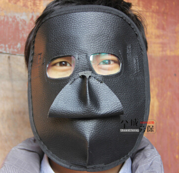 黑色牛皮焊工面罩 安全防护面罩