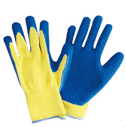 普通劳保手套厂家批发 耐磨乳胶手套防护手套