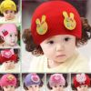 新款春秋冬韩版婴儿童宝宝假发帽子针织毛线公主套头帽