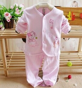 婴幼儿纯棉内衣套装 新生儿衣服秋冬 初生婴儿内衣图3