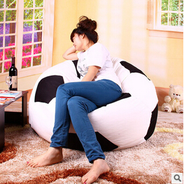 儿童足球懒人沙发创意休闲粒子沙发个性化定制布艺沙发