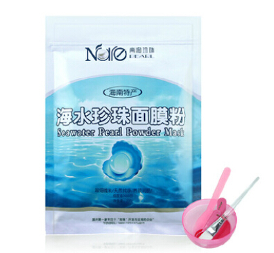 南润海水珍珠面膜粉200g 珍珠粉外用 美白淡斑祛痘控油图2