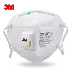 耳带式呼吸防护口罩带呼吸阀 防尘PM2.5雾霾颗粒物
