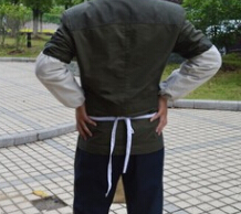 劳保帆布连体围裙围腰防尘耐磨电焊机床煤炭岗位专用工作防护服图3
