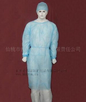 覆膜手术衣，PP+PE手术衣，一次性手术衣图2