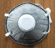 杯型带阀活性炭口罩|防毒口罩