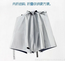 1.8米单向单层单转二折磨砂铁杆钓鱼伞垂钓伞防雨防晒图3