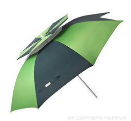 钓鱼伞铝合金2米2.2米万向超轻垂钓伞双层透气防晒伞