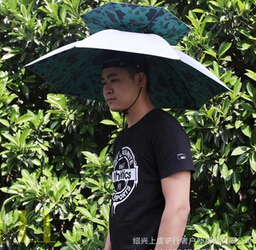 防紫外线防晒大号折叠头戴钓鱼帽子户外垂钓图2