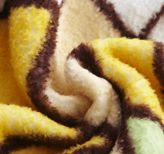 新款珊瑚绒毛毯舒适包边童毯
