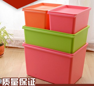 大号糖果色家居收纳盒图2