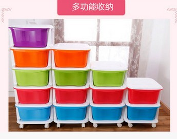 塑料抽屉式收纳柜图2