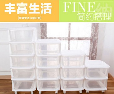 塑料抽屉式收纳柜图3