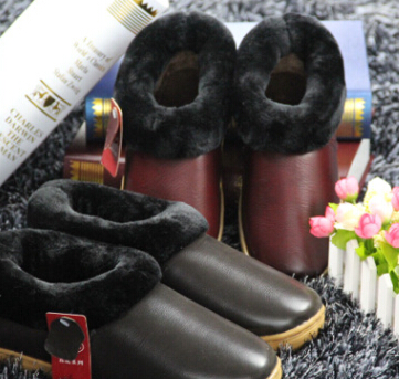 2015冬季新款保暖棉鞋加厚包跟防滑牛筋底棉鞋
