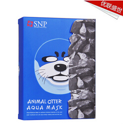 韩国药妆 SNP动物面膜 水濑海豹款面膜 补水保湿
