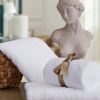 五星级酒店纯棉用品美容院宾馆专用白色洗脸面巾柔软吸水毛巾浴巾