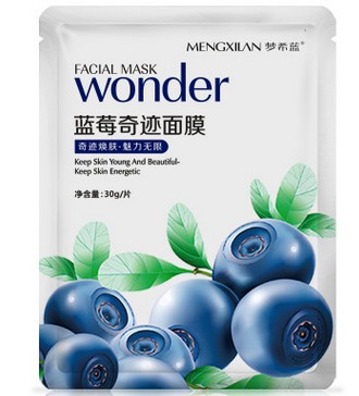 梦希蓝蓝莓蚕丝面膜图3