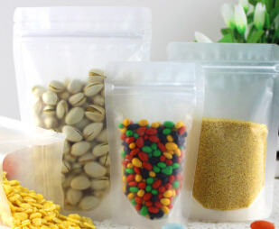 磨砂透明塑料袋现货 自立自封亚光膜透明数据线包装袋图2