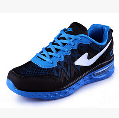 创渃春秋新款男鞋休闲时尚运动跑步鞋网布透气单鞋气垫减震旅游鞋图2