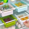 抽拉式冰箱保鲜收纳置物盒 厨房抽动分类置物盒储物架