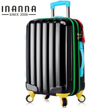 inanna拉杆箱双拉链行李箱图2