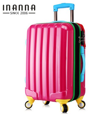 inanna拉杆箱双拉链行李箱图3