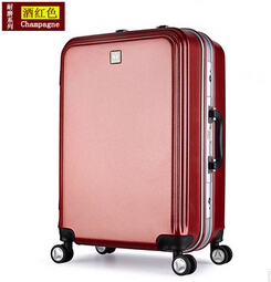 铝框纯PC旅行箱万向轮拉杆箱厂家直销批发行李箱20寸