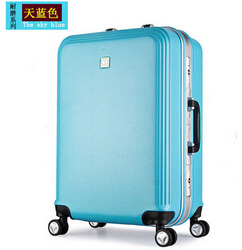 铝框纯PC旅行箱万向轮拉杆箱厂家直销批发行李箱20寸图2