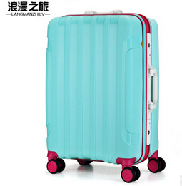 男女通用拉杆箱旅行箱登机托运箱包行李箱万向轮款图2