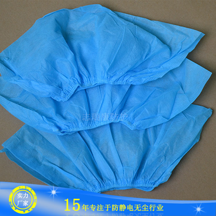 深圳厂家批发无纺布鞋套 电子防静电鞋套 一次性加厚无纺布鞋套图2