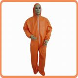 橘色无纺布防护服,医用连体防护服,一次性防护服批发