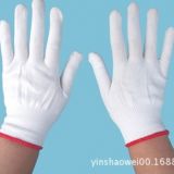 针织尼龙劳保线手套--无尘作业手套--防静电