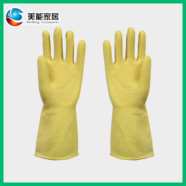 厂家热销防水防滑工业手套 本色耐酸碱工业牛筋手套