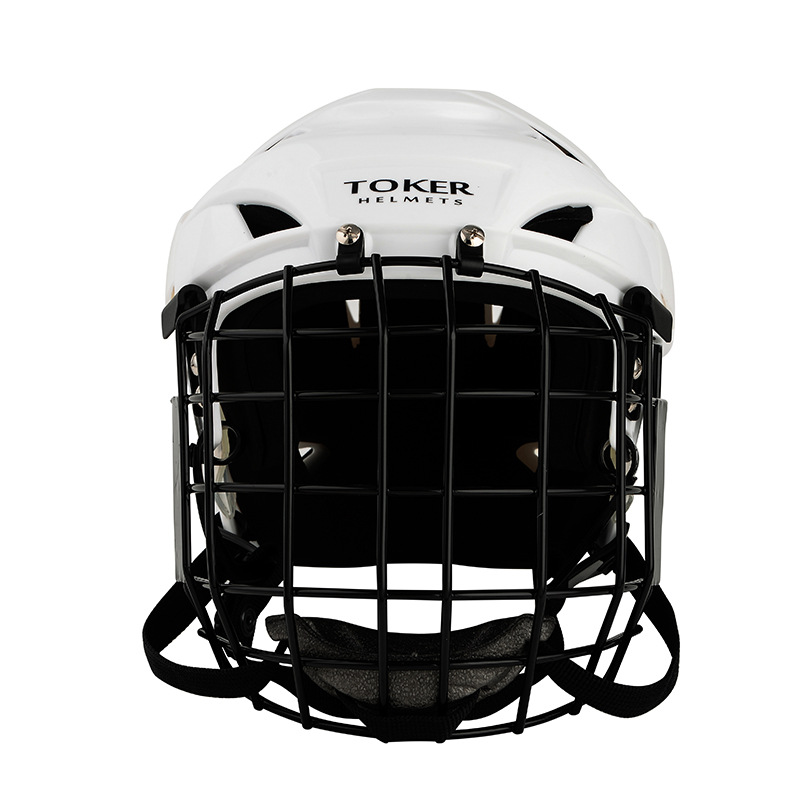 专业冰球头盔曲棍球头盔 球员滑冰头盔防护面罩轮滑曲棍球头盔