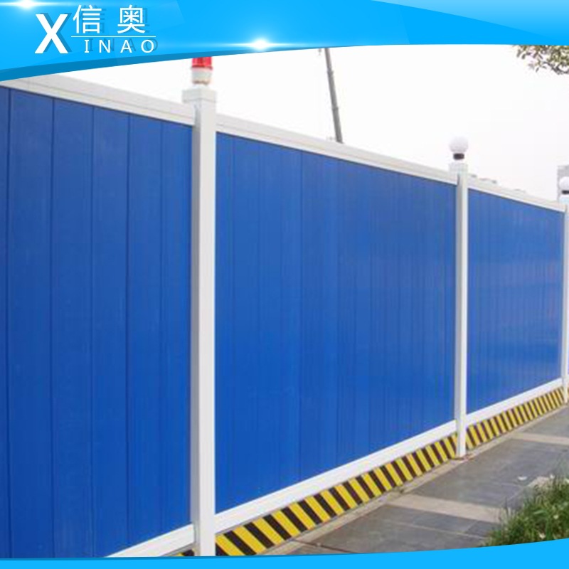 【厂家热销】新型彩钢PVC围挡 市政工程围墙 专业团队安装