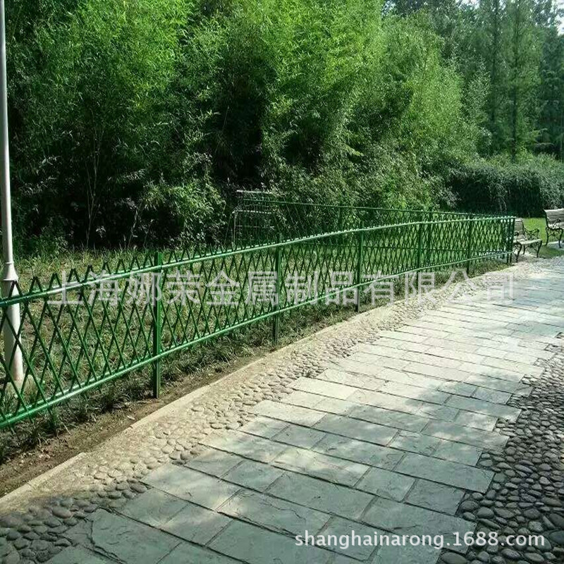 上海防护栏娜荣牌 绿地仿竹篱笆 草坪花园 酒店装饰景观围栏图1