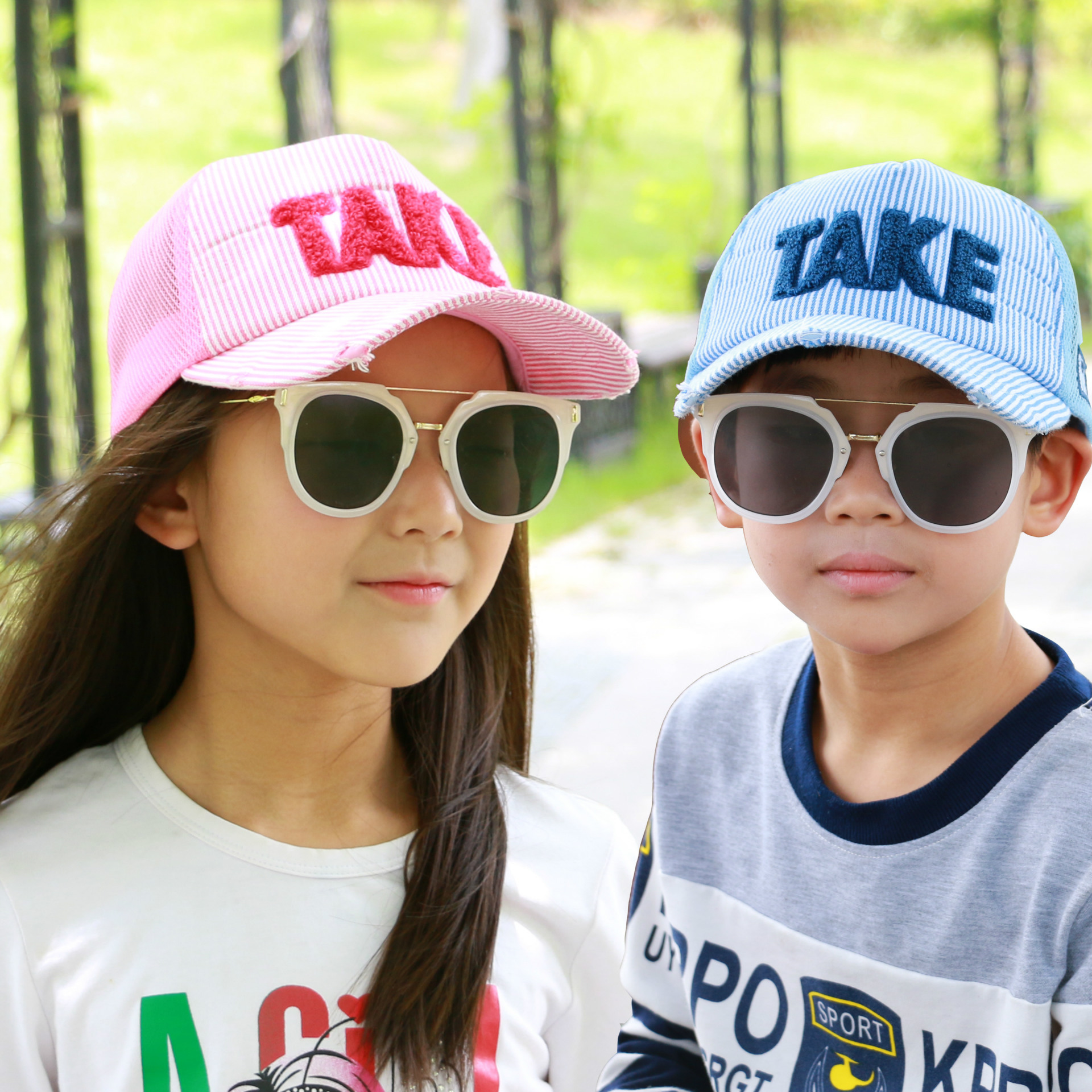 厂家直销 韩版新款春夏季儿童户外遮阳帽儿童棒球帽可来图定制