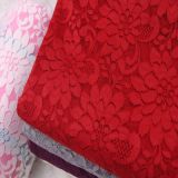 茶花蕾丝面料 婚纱礼服蕾丝面料 日韩服装服饰锦纶布料 批发